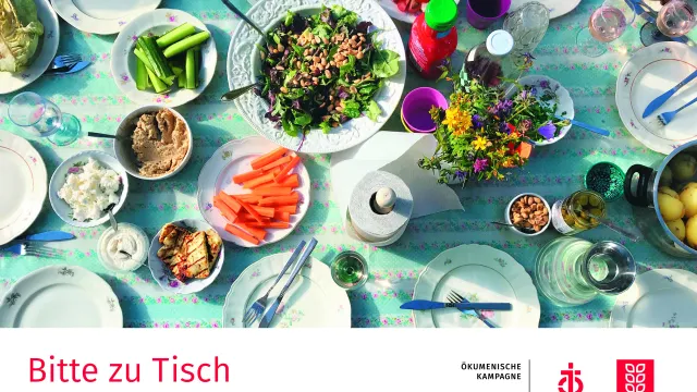 Fastenkalender 2023 (Foto: Kirche Schweiz) Fastenkalender 2023 — Bitte zu Tisch (Foto: Kirche Schweiz)